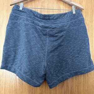 Athleta Downplay Sweat Shorts Gray Size Small XL